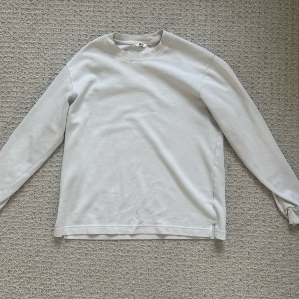 Uniqlo Light Gray Men's Sweatshirt
